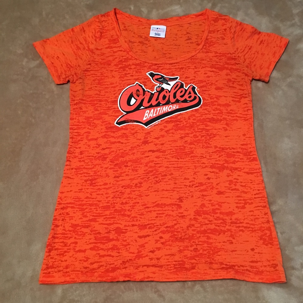 Baltimore Orioles women's slim fit tee sz medium